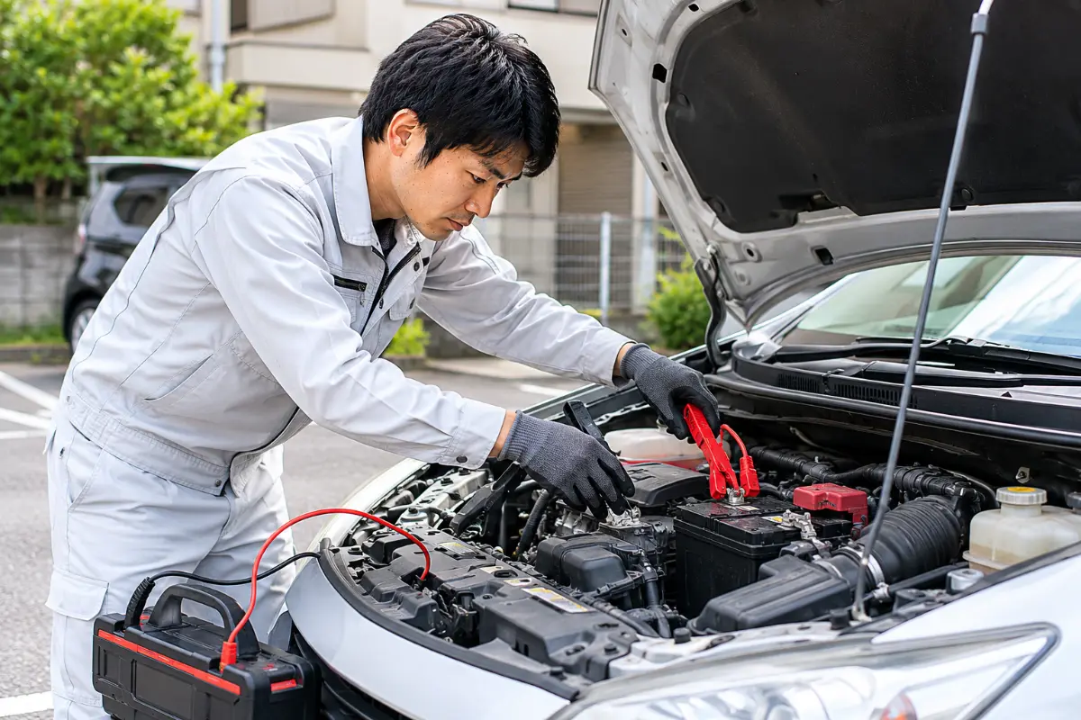 車のバッテリー対応