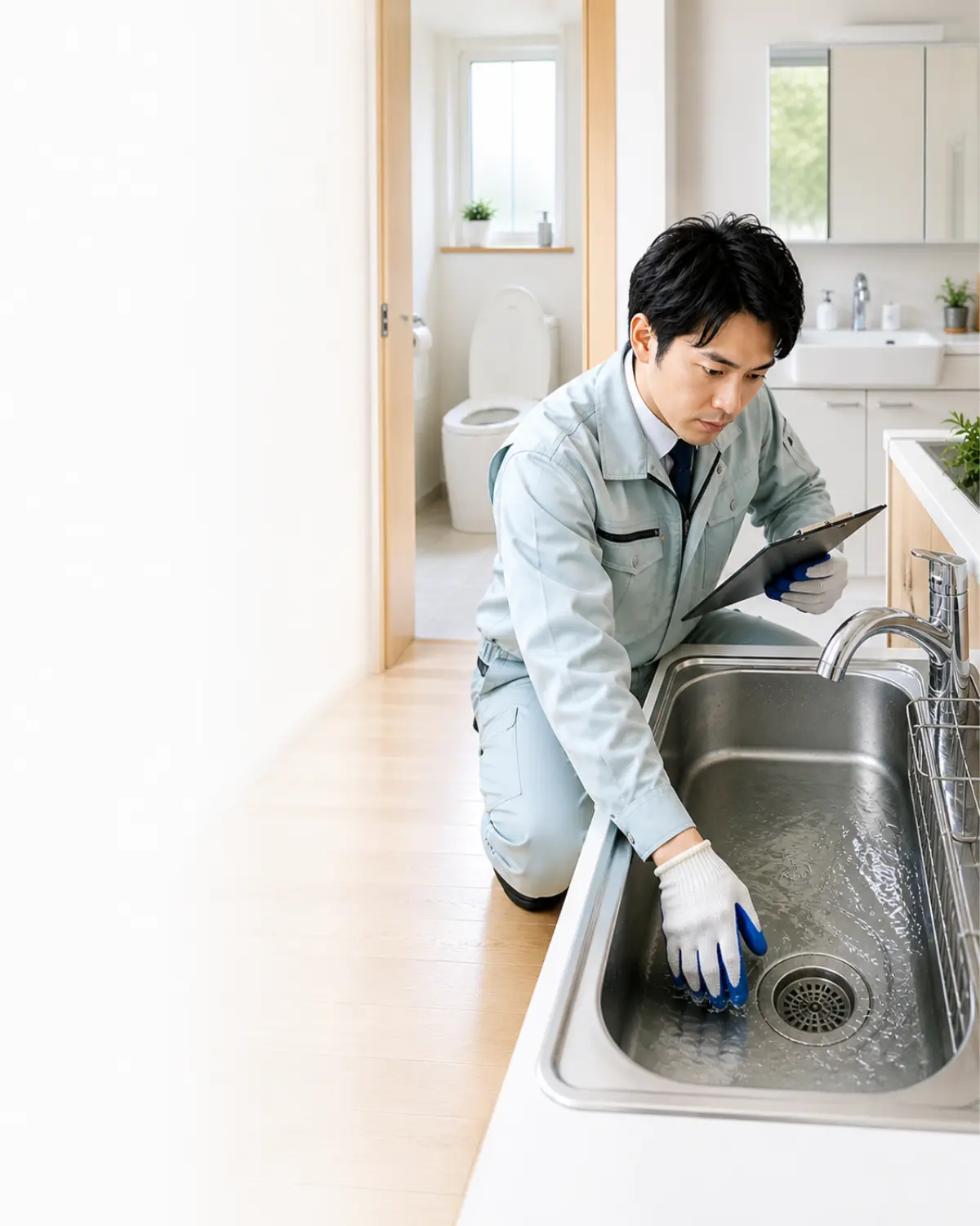 トイレ詰まり・排水詰まり・水回り詰まりの緊急対応イメージ