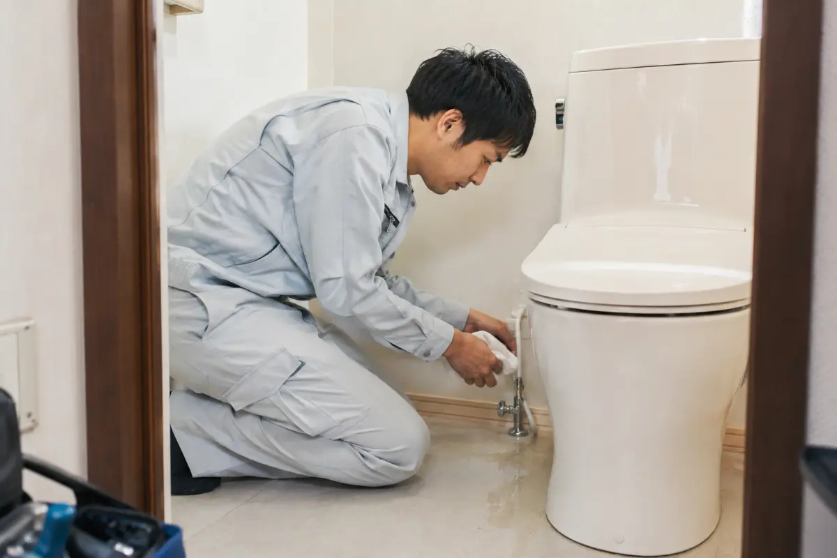トイレまわりの水漏れ対応イメージ